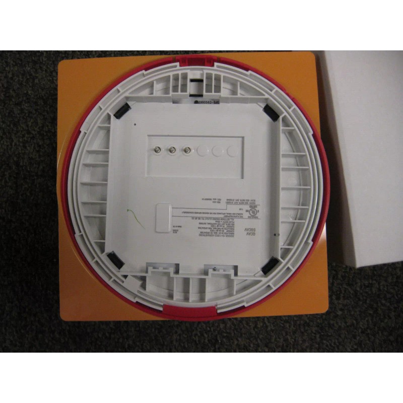 Edwards GCAVRF Fire Alarm Red Ceiling Horn with LED Strobe