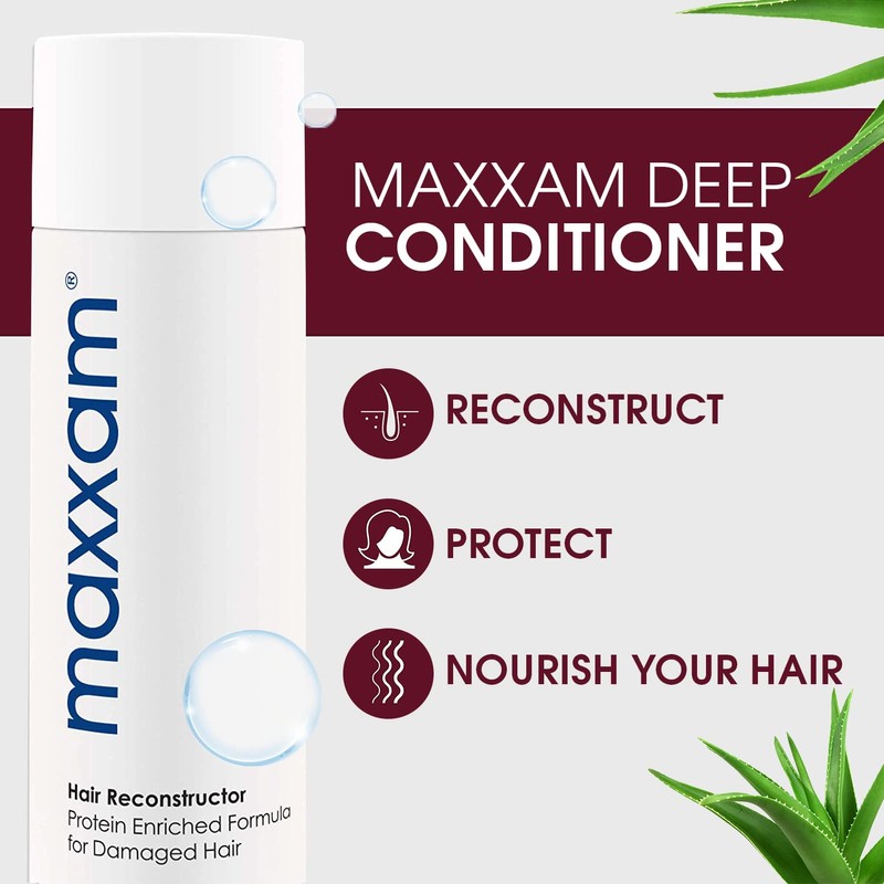 Maxxam Reconstructor Deep Hair Conditioner for Damage Control, Protein Enriched