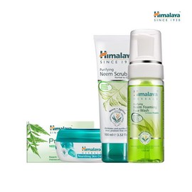 Himalaya Nourishing Moisturizing Cream 50ml + Neem Scrub 100ml + Neem Forming Wash 150ml + Neem Soap 75 / 히말라야  너리싱 수분크림 50ml+님 스크럽 100ml+님포밍 워시 150ml+님 비누 75