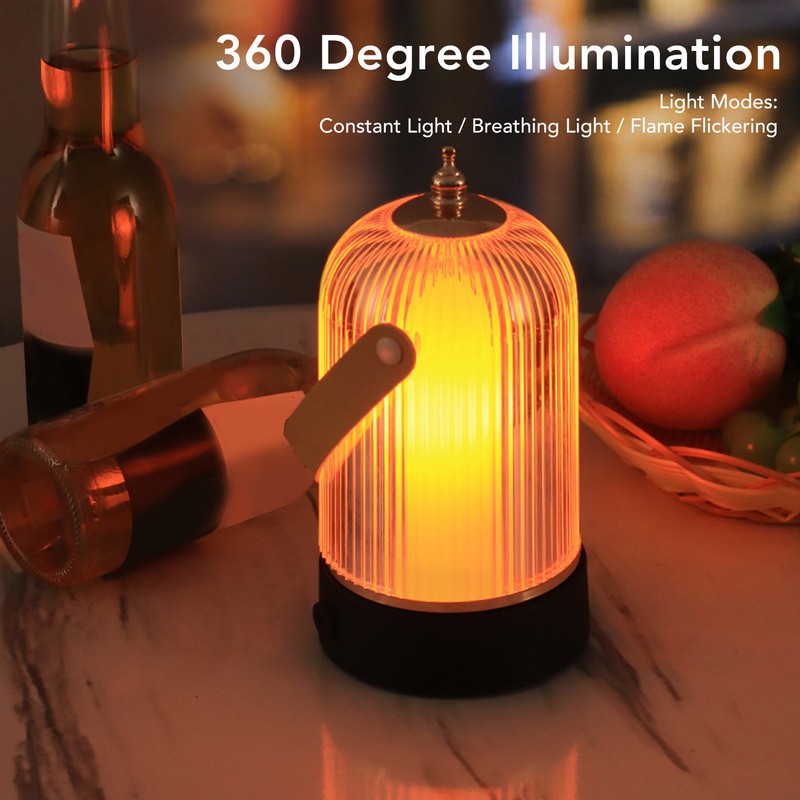 Portable Table Lamp Cordless Lantern LED Table Lamp 3 Lighting