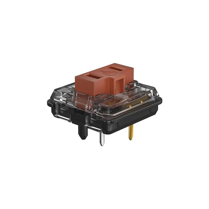 Zjmehty Kailh 1350 Chocolate Brown Low Profile Mechanical Keyboard Switches,Tactile