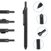 AUAUY 4 in 1 Multicolor Pen,Metal Cased Multifunction Pen,Gravity Sensor