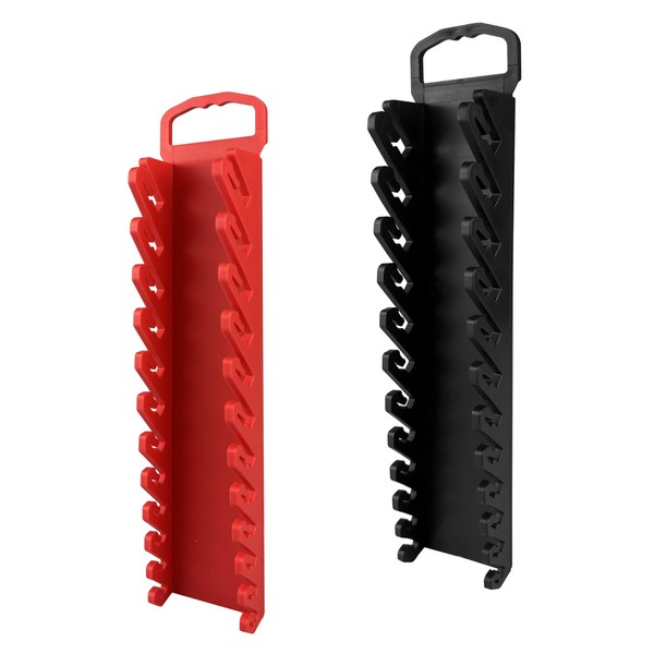STXDY 2Pcs Magnetic Wrench Organizer, Wall Mounted Magnetic Tool Organizer,