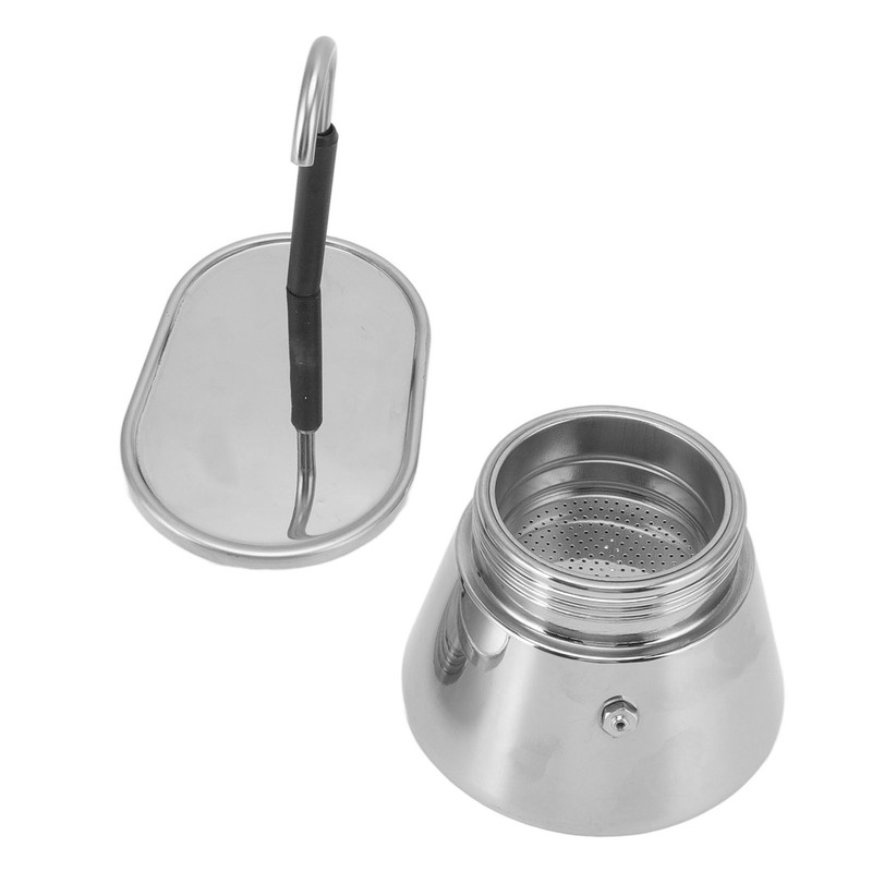 Moka Pot Stainless Steel Italian Type DIY Large Capacity Light