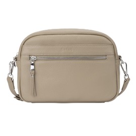 befen Genuine Leather Crossbody Bags for Women Camera Purses with Built in RFID Wallet Woman Small Shoulder Bag Handbags