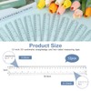 Coptiner 12 Pcs 30cm Rulers Set,12 Inch transparent Plastic Multipack