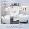 Airuida Extended Thread Adjustable Swing Arms 3-3/8 Inch Wall Mount