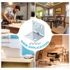 uxcell 8 Set L Corner Bracket Corner Brace Metal Joint