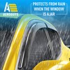 Extra Durable Window Deflectors Tape-On Window Visors Rain Guards Fit