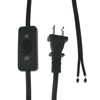 HBFBZM 6Feet Lamp Cord with Switch On Off, 6Ft 18AWG