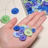 Assorted Sewing Buttons in Orange and Yellow, 700 Pieces (Blue)