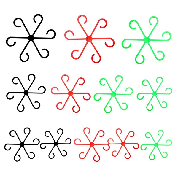 TVSVKWE 12 Pieces Of Plant Fixing Clips, Plastic Support Frame,