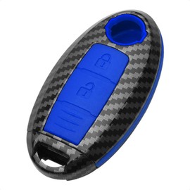 TANGSEN Key Fob Case Compatible with Infiniti EX35 EX37 FX35 FX37 FX45 FX50 Q70 QX50 QX70 for Nissan 370Z Armada Cube Juke Leaf Murano Pathfinder Quest Rogue Titan Versa 3 Button Keyless Entry Remote