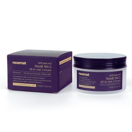 neamat Snail Mucin 99.5% Cream Hydrating Face Moisturizer & Skin Care for Women, Lightweight Daily Cream with Snail Extract, 100ml