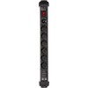Renkforce 815A-CMB-SUSB Power Strip with Switch 6-Way Black, Silver Protective