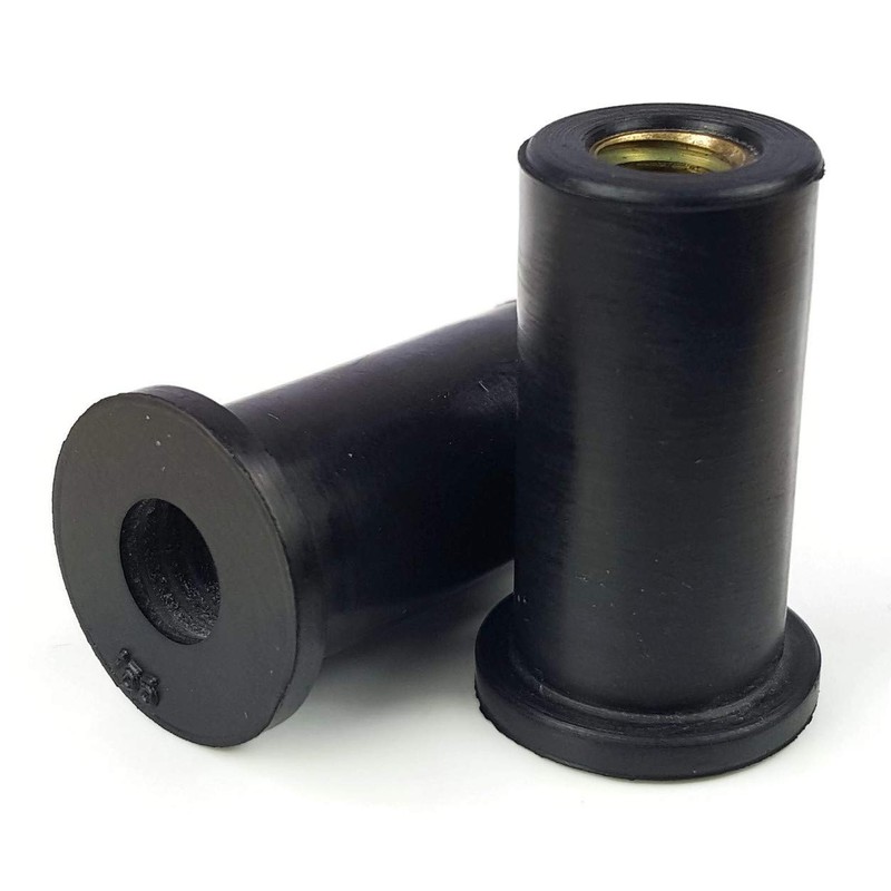 Rubber Well Nuts Brass Insert Expansion Nut SAE Inch Sizes