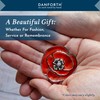Danforth Remembrance Poppy Brooch Pin (Red) – Handcrafted Pewter Brooch