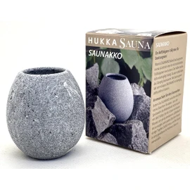 WEIGAND Saunakko Natural Soapstone by Huka, Relaxes the Senses, Sauna Accessories, Aroma Bowl, Saunakko