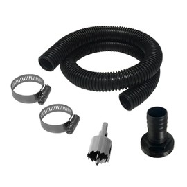 Rain Harvesting Downpipe Diverter Hose Kit, High Flow Hose for Rain Water Catching System, 1¼” Hose