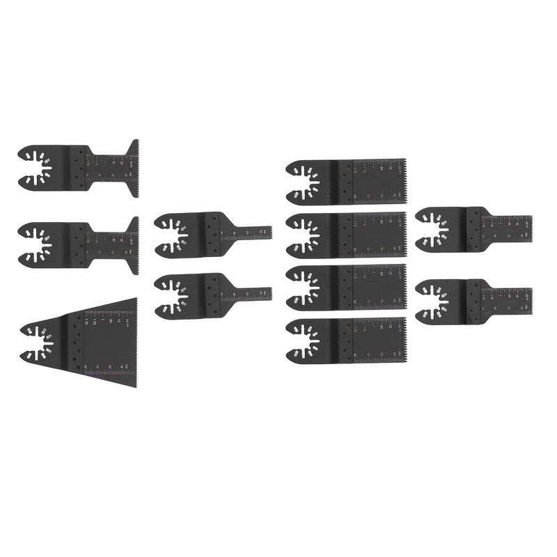 11PCS Oscillating Saw Blade Quick Release Carbon Steel Woodworking Straight