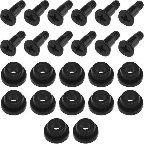 Raheem 12PCS 3.5-Inch HDD SSD Shock Absorbing Screws with Rubber