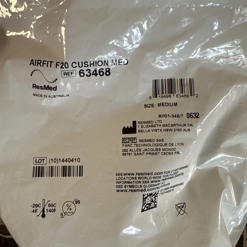 dose not apply Replacement Cushion Compatible with F20 (Medium) AirFit