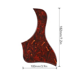 Acoustic Guitar Pickguard Acoustic Guitar Guard Plate for Acoustic Guitar PVC Easy Installation Decoration