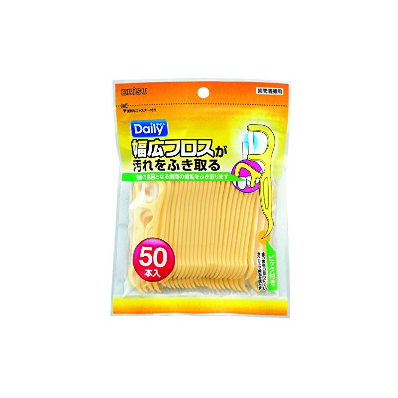 Ebisu Daily Wide Floss, Pack of 50