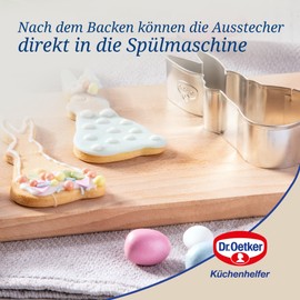 Dr. Oetker Cookie Cutter Rabbit "Golden Easter" - High-Quality Tinplate Cookie Cutter, 110 x 50 x 25 mm, Designed in Germany, Perfect for Easter Bakery