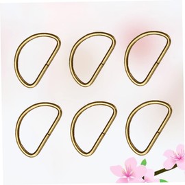 DOITOOL 100pcs d Buckle d Metal Shoulder Strap Accessories for Bags Luggage Backpacks Harnesses and Crafts Bronze