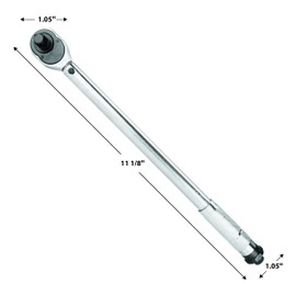Performance Tool M201 1/4-Inch Drive Click Torque Wrench (20 to 200 inch/lbs)
