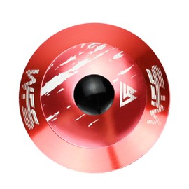 WFS NV.28 1 Inch CNC Alloy Threadless Headset with Top Cap, Red, HS02ZQRED