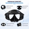 Two-Window Snorkel Diving Mask for Adults – Wide View Anti-Fog