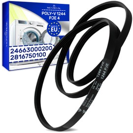 V-belt washing machine Poly-V 1244 PJE 4 with the original code 2816750100 24663000200 for Beko - Made in EU - Guarantee 10 years - MONTERAL