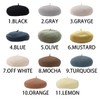 Basic Arch Cotton Thermo Beret Women's Cotton Thermo Yarn Lightweight