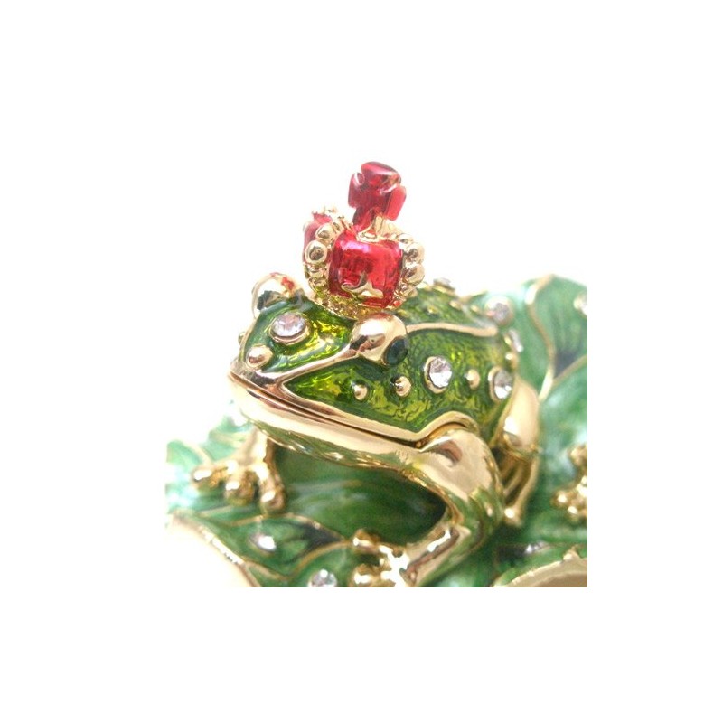 < Crown King Toad (Frog) > pixia-su Jewelry Box