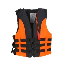 Child Life Vest Children Safety Jacket with Whistle for Swimming Boating Rafting(Orange)
