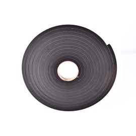 Sponge Neoprene Stripping W/Adhesive 3/4in Wide X 1/2in Thick X 25ft Long