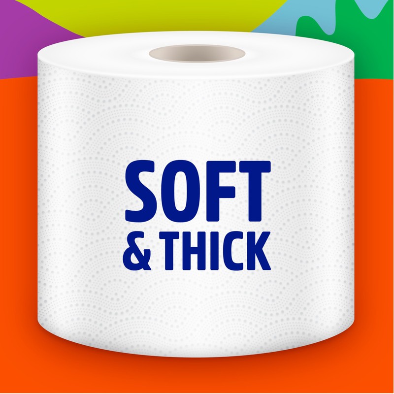 Bonterra Responsibly Sourced 3-Ply Toilet Paper, Soft, Strong, and Plastic-Free,