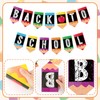 Hooqict Welcome Back to School Banner Garland for Classroom Bulletin