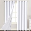 H.VERSAILTEX Blackout Window Curtain Panels Cold and Light Blocking Drapes