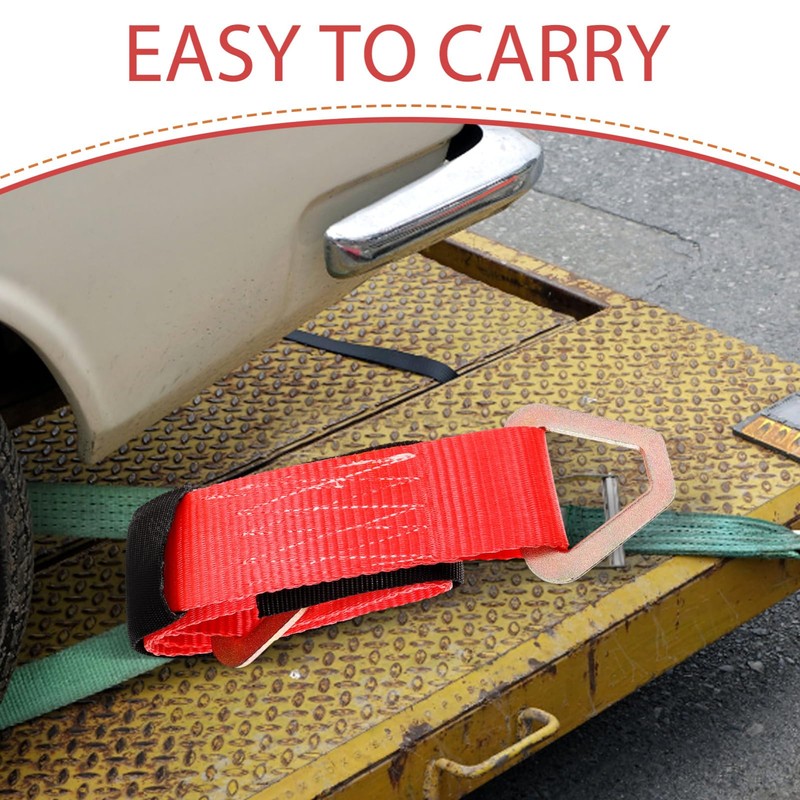 Alipis Portable Heavy Duty Towing Rope Vehicle Strap for Emergency