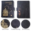 RedDeer Canada Passport Holder Wallet Premium PU Leather Travel Passport