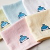 5 soft touch Bamboo Yan character daycare towels, 5 Bamboo