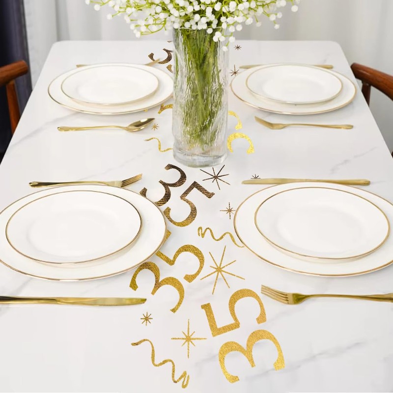 Table Runner Birthday 28 cm x 10 m Table Decoration