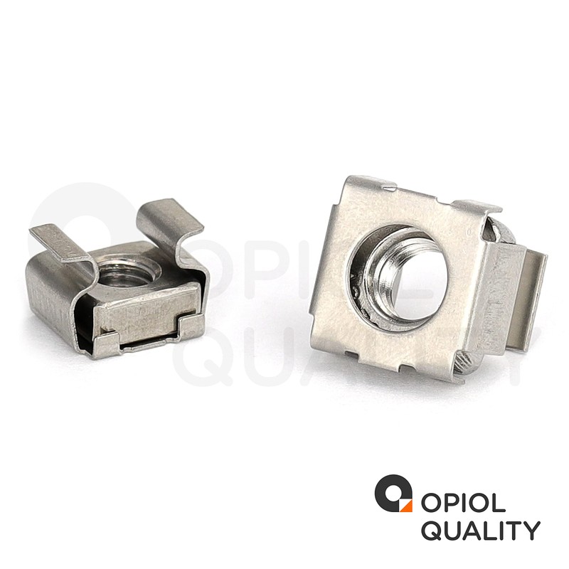 OPIOL QUALITY® Cage Nuts M6 for Sheet Thickness 1.7-2.7 mm
