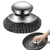 Stainless Steel Wool Scrubber with Handle | Wool Dish Scrubber