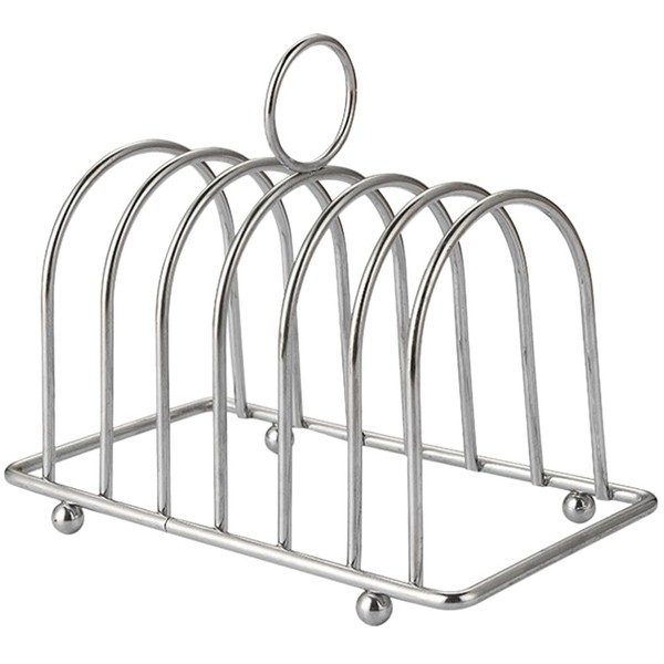 BESTonZON Toast Stand Holder Toast Bread Stand Stainless Steel 6