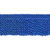 DecoPro Bullion Fringe Trim, Style# EF25, Color# I6 - Persian Blue [Sold By The Yard]