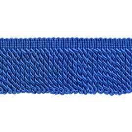 DecoPro Bullion Fringe Trim, Style# EF25, Color# I6 - Persian Blue [Sold By The Yard]